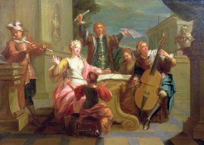 Das Konzert (Paar von 101965) von Étienne Jeaurat